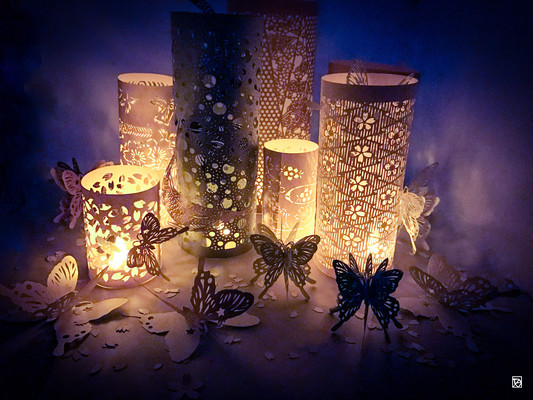 切り絵のランプ 〜Atelier TanTan〜