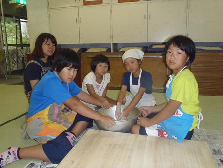 そば打ちに挑戦